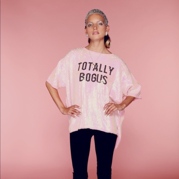 Wildfox Tops - * Host Pick * WILD FOX TOTALLY BOGUS SEQUIN TOP